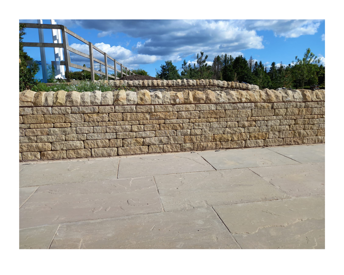 Coursed walling stone
