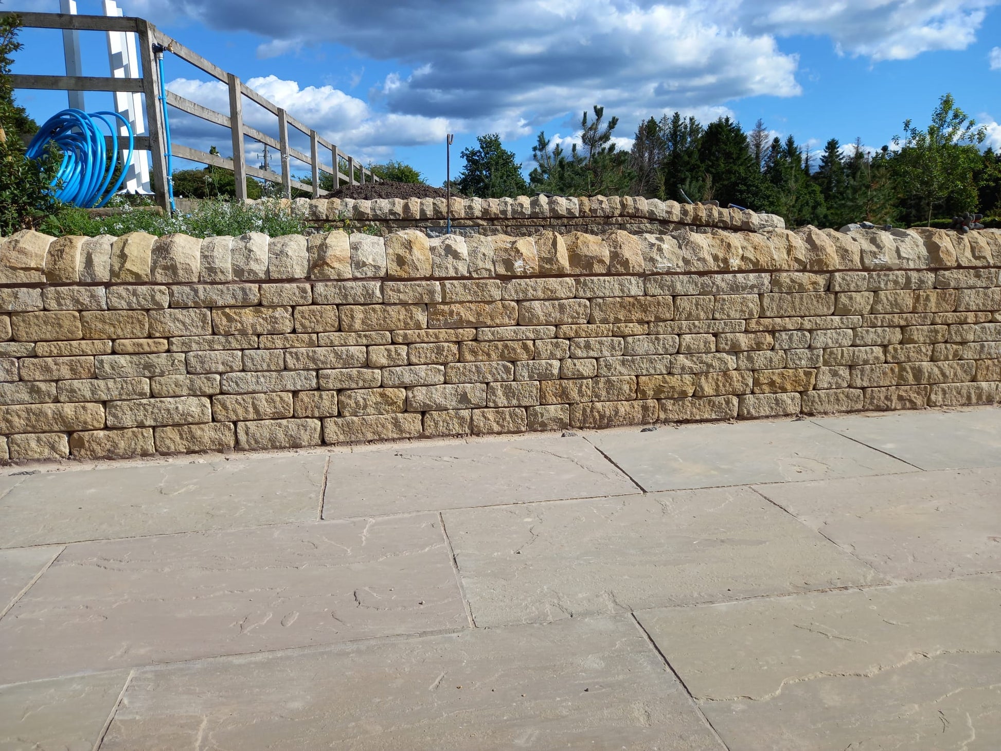 Coursed walling stone, Coursed Sandstone Walling Stone, Coursed Buff Walling Stone